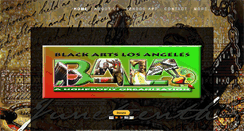 Desktop Screenshot of blackartslosangeles.org